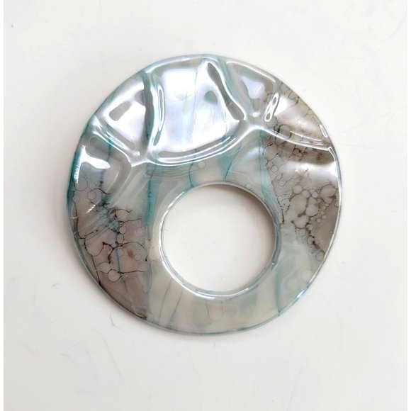 Vintage Seven Pin Brooch Lot Round Rabbit Dinosaur Jupiter Cook 1970s CT525 - Picture 5 of 16